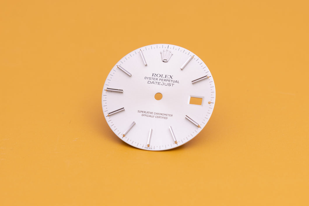 Rolex Datejust Silver Stick dial for model 16014 FCD24016