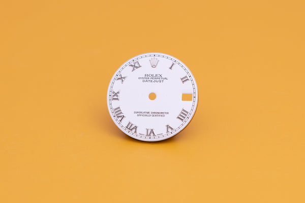 Load image into Gallery viewer, Rolex Midsize White Roman dial for model 68274 FCD24025
