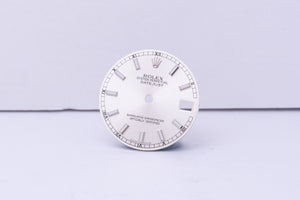 Rolex Midsize Silver Lumi Index dial for model 178274 FCD24027