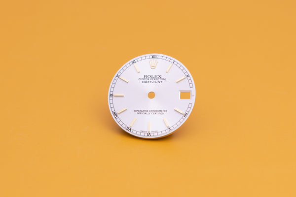 Load image into Gallery viewer, Rolex Midsize Silver stick dial for model 78273 FCD24029
