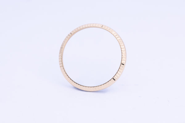 Load image into Gallery viewer, Rolex 18k Yellow Gold Fluted Bezel for 116233 6.2g FCD24043
