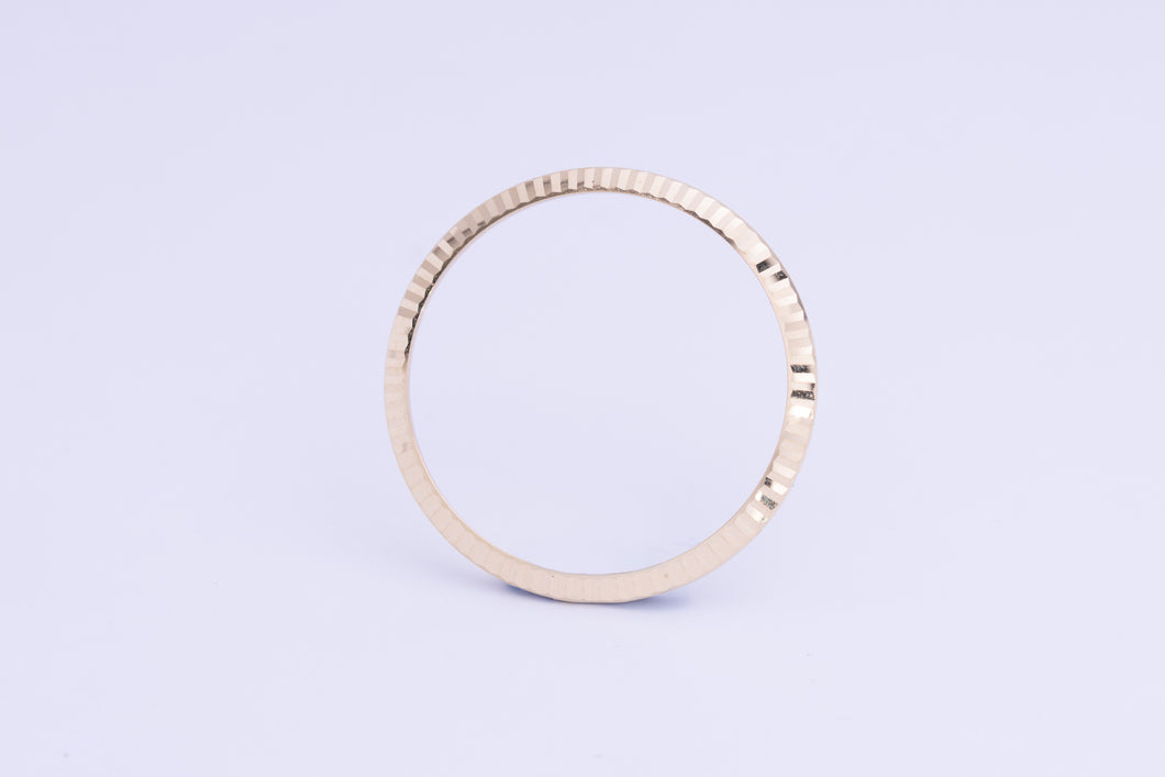 Rolex 18k Yellow Gold Fluted Bezel for 116233 5.8g FCD24091
