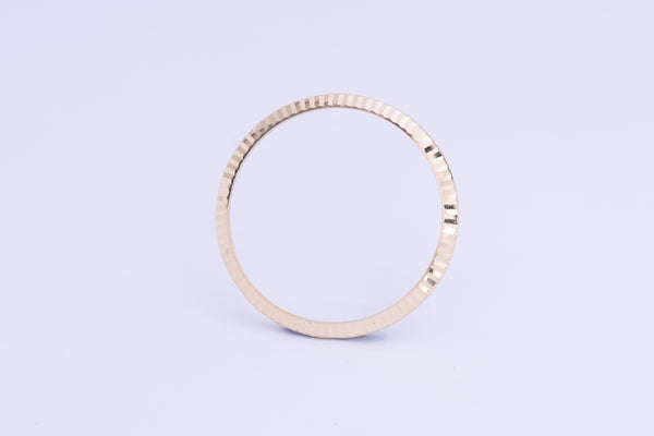 Load image into Gallery viewer, Rolex 18k Yellow Gold Fluted Bezel for 116233 5.8g FCD24091
