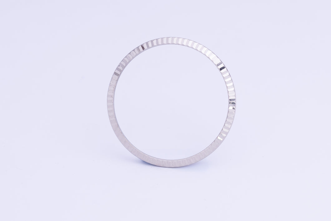 Rolex 18k White Gold Fluted Bezel for 16014  4.1g FCD24092