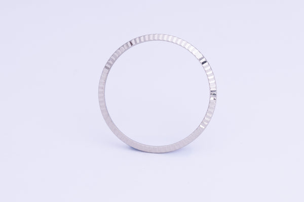 Load image into Gallery viewer, Rolex 18k White Gold Fluted Bezel for 16014  4.1g FCD24092

