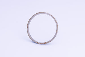 Rolex 18k White Gold Fluted Bezel for 16014  4.1g FCD24092