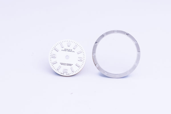 Load image into Gallery viewer, Rolex Ladies Oyster Perpetual White Arabic Dial and bezel 176200 FCD24142

