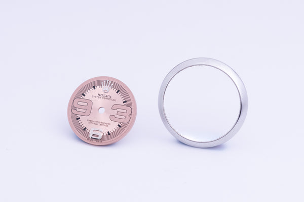 Load image into Gallery viewer, Rolex Ladies Oyster Perpetual Pink Arabic Dial and bezel 176200 FCD24145
