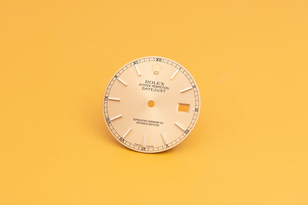 Load image into Gallery viewer, Rolex Mens Datejust Champagne Stick Dial for 16233 FCD24184
