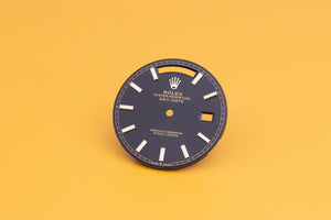 Rolex Day-Date Black Waffle dial for 228238 FCD24186