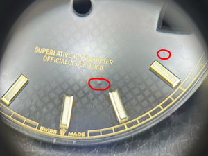 Rolex Day-Date Black Waffle dial for 228238 FCD24186