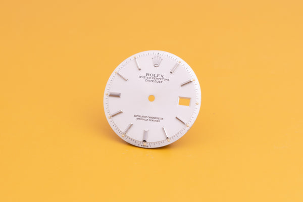 Load image into Gallery viewer, Rolex Datejust Silver Stick dial for model 1601 FCD24258
