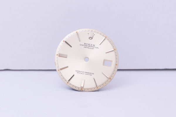 Load image into Gallery viewer, Rolex Datejust Silver Stick dial for model 1601 FCD24264
