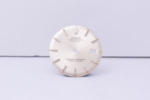 Rolex Datejust Silver WIDE BOY Stick dial for model 1601 FCD24281