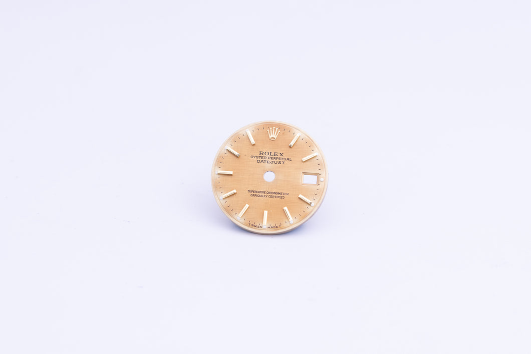 Rolex Ladies Champagne Linen tropical Dial for model 69173 FCD24353