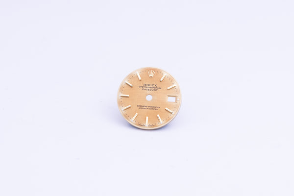 Load image into Gallery viewer, Rolex Ladies Champagne Linen tropical Dial for model 69173 FCD24353
