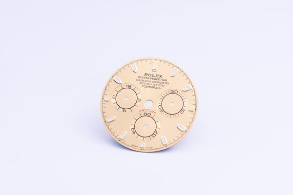 Load image into Gallery viewer, Rolex Daytona Champagne Chromalite Dial for model 116523 - 116528 FCD24401
