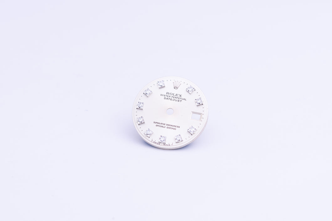 Rolex Datejust Silver Diamond dial for 69174 FCD24421