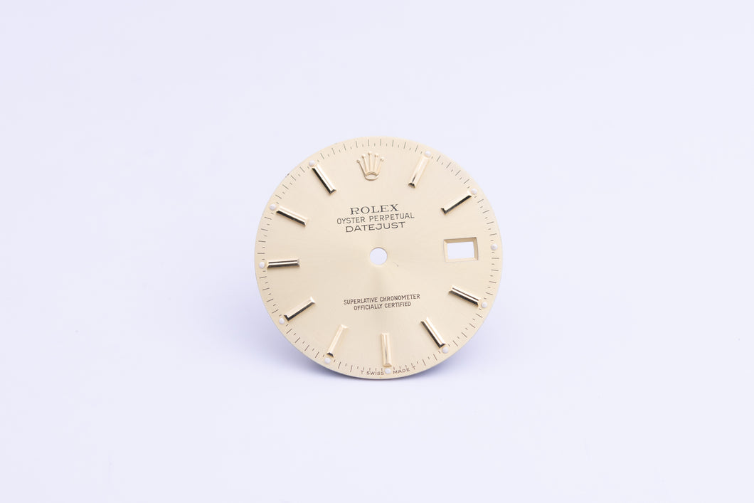 Rolex Datejust Champagne Stick marker dial for model 16013 FCD24511