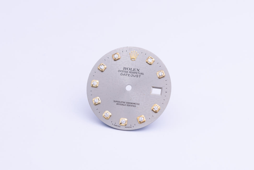 Rolex Datejust Silver Jubilee Diamond Dial for model 16233 FCD24513