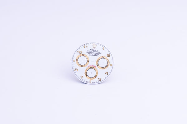 Load image into Gallery viewer, Rolex Daytona White Arabic LUMI Dial for model 116523 - 116528 FCD24523
