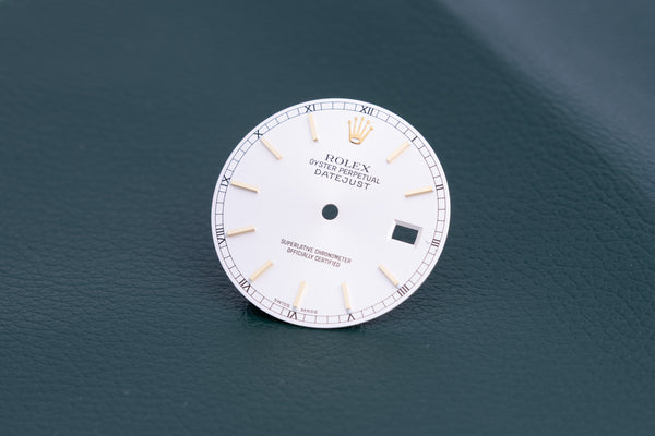 Load image into Gallery viewer, Rolex Datejust Silver stick dial for model 16233 FCD24563
