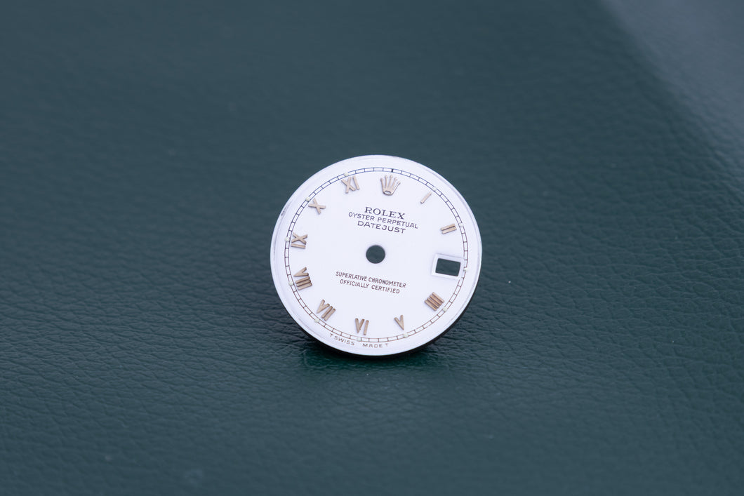 Rolex Datejust Skinny White Roman dial for 69160 - 69174 FCD24593