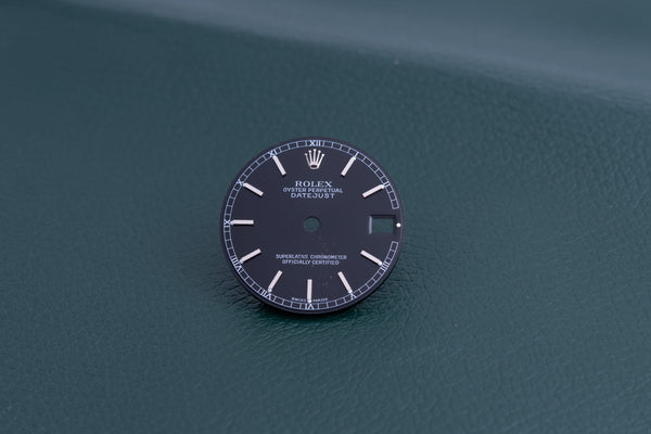 Load image into Gallery viewer, Rolex Midsize Black stick marker dial for model 68274 - 78274 FCD24608
