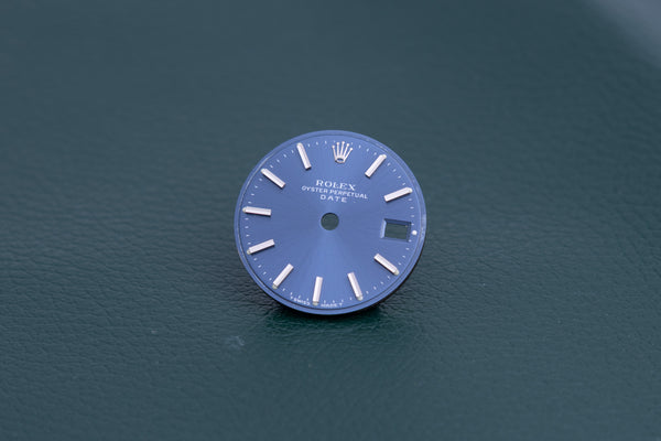 Load image into Gallery viewer, Rolex Date Blue stick marker dial for model 69160 FCD24630
