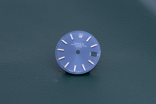 Load image into Gallery viewer, Rolex Date Blue stick marker dial for model 69160 FCD24630
