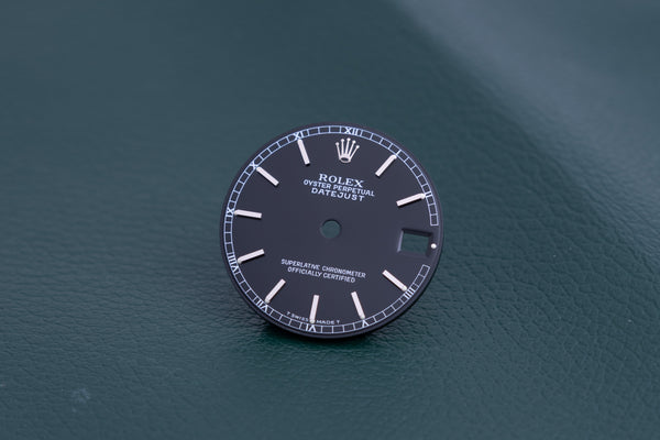 Load image into Gallery viewer, Rolex Midsize Black Stick Dial for model 68274 FCD24660
