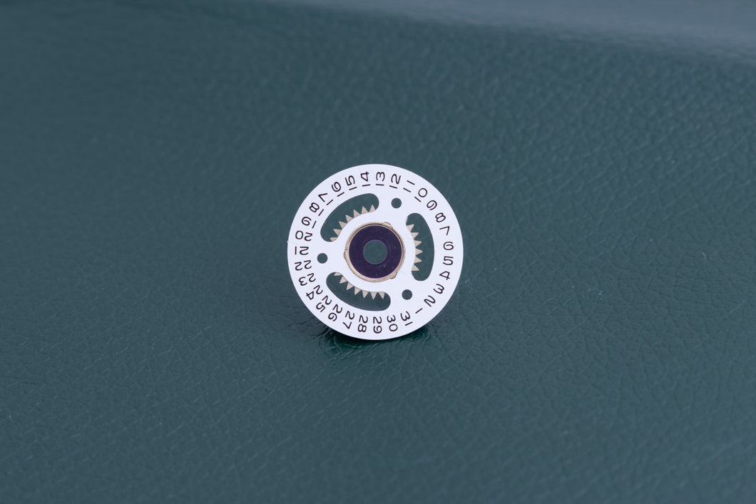 Rolex white Date disc for caliber 2135 FCD24680