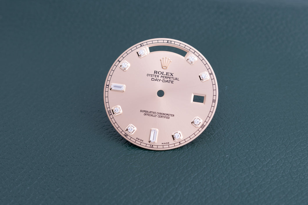 Rolex Day-Date II RG Rose 8-2 Diamond dial for model 218235 FCD24791