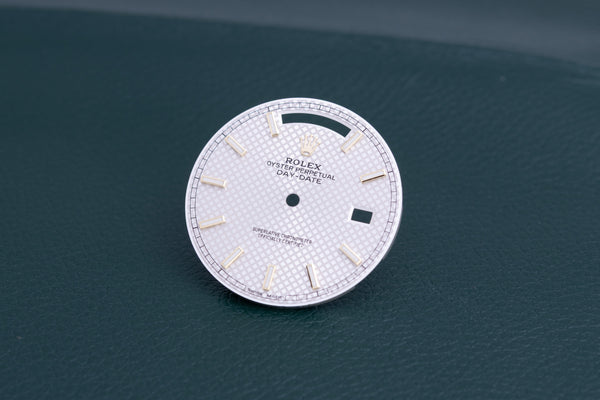 Load image into Gallery viewer, Rolex Daydate 40mm Silver Motif Dial for 228238 FCD24993
