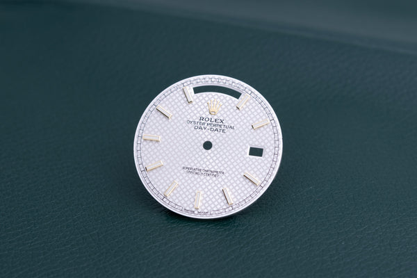 Load image into Gallery viewer, Rolex Daydate 40mm Silver Motif Dial for 228238 FCD25037
