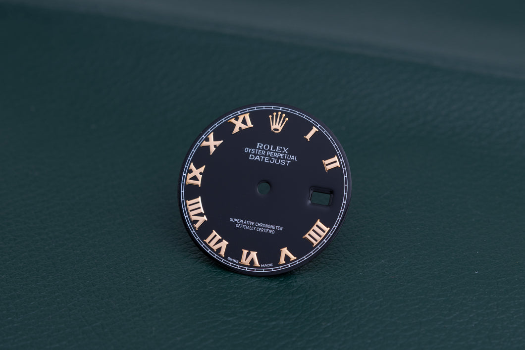Rolex Datejust Black Roman Dial for 116231 FCD25109