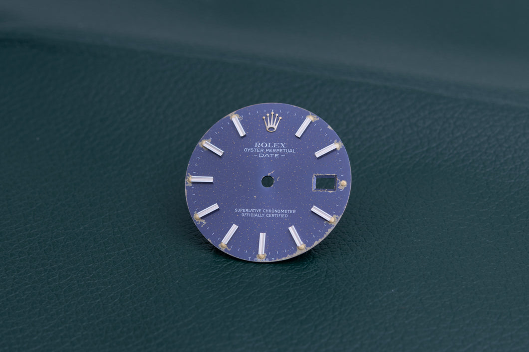 Rolex Date Spotted Tropical Blue Index dial for model 15200 - 15210 FCD25136
