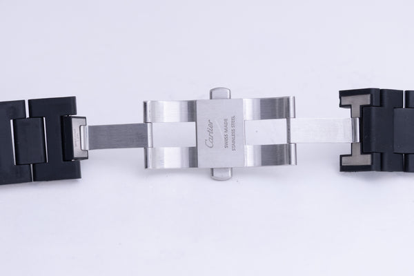 Load image into Gallery viewer, Cartier Pasha Black Stainless Steel Bracelet FCD26436
