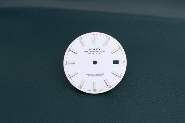 Load image into Gallery viewer, Rolex Datejust 41 White Stick Dial for 126333 FCD26499
