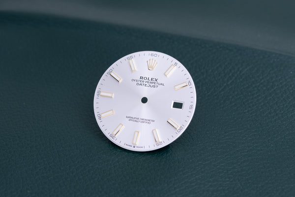 Load image into Gallery viewer, Rolex Datejust 41 Silver Stick Dial for 126333 FCD26514
