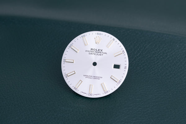 Load image into Gallery viewer, Rolex Datejust 41 Silver Stick Dial for 126333 FCD26515
