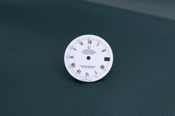 Load image into Gallery viewer, Rolex Midsize White Peg dial for model 68273 FCD26549
