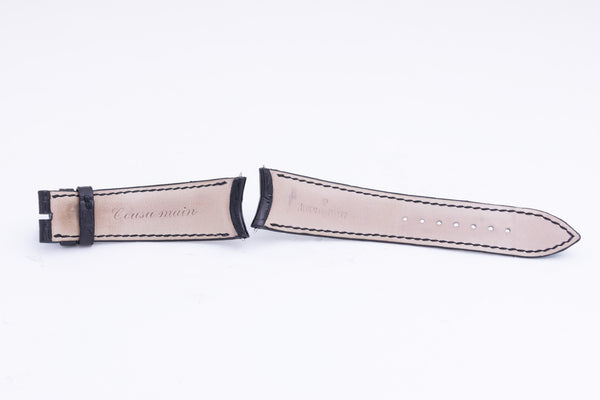 Load image into Gallery viewer, Audemars Piguet USED 20mm Black leather Strap FCD26586
