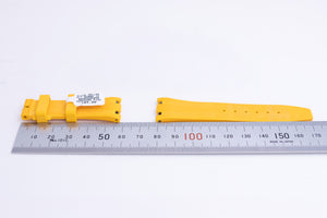 AUDEMARS PIGUET 21MMx16MM YELLOW RUBBER STRAP FCD26595
