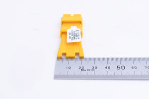 AUDEMARS PIGUET 21MMx16MM YELLOW RUBBER STRAP FCD26595