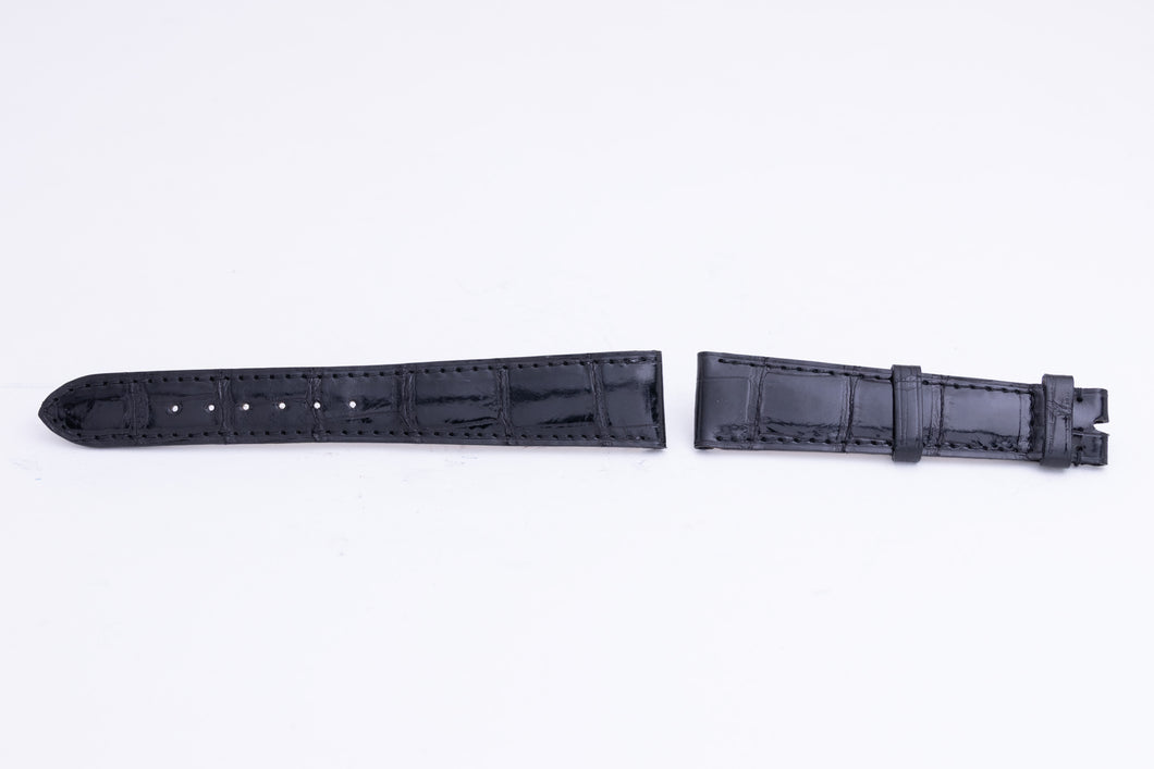 Patek Philippe 18mm nice condition USED Black Leather Strap FCD26645