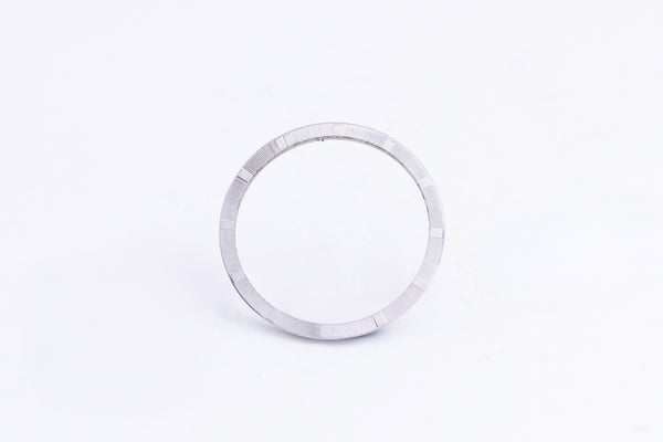 Load image into Gallery viewer, Rolex Steel Date Engine Turned Bezel for model 15210 FCD26721
