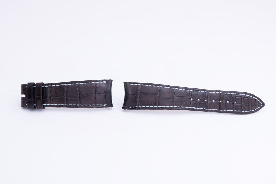 Audemars Piguet 22mm dark brown leather strap FCD26730