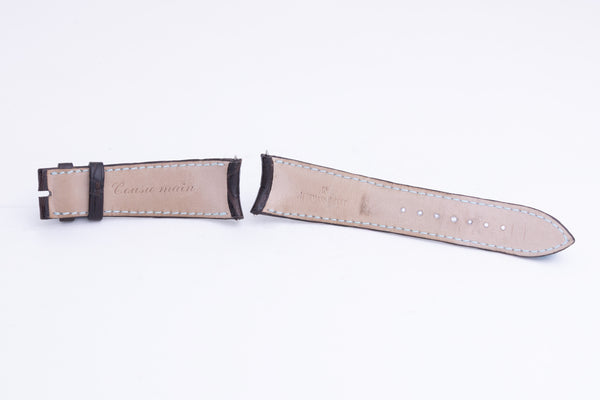 Load image into Gallery viewer, Audemars Piguet 22mm dark brown leather strap FCD26730
