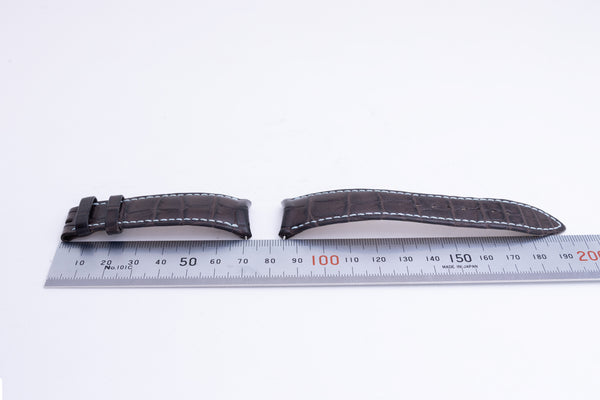 Load image into Gallery viewer, Audemars Piguet 22mm dark brown leather strap FCD26730
